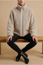 Jacket Women - Soft Warm Teddy Jacket — variant_front