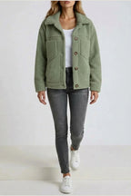 Vespera | Soft Button-Front Teddy Jacket — variant_front