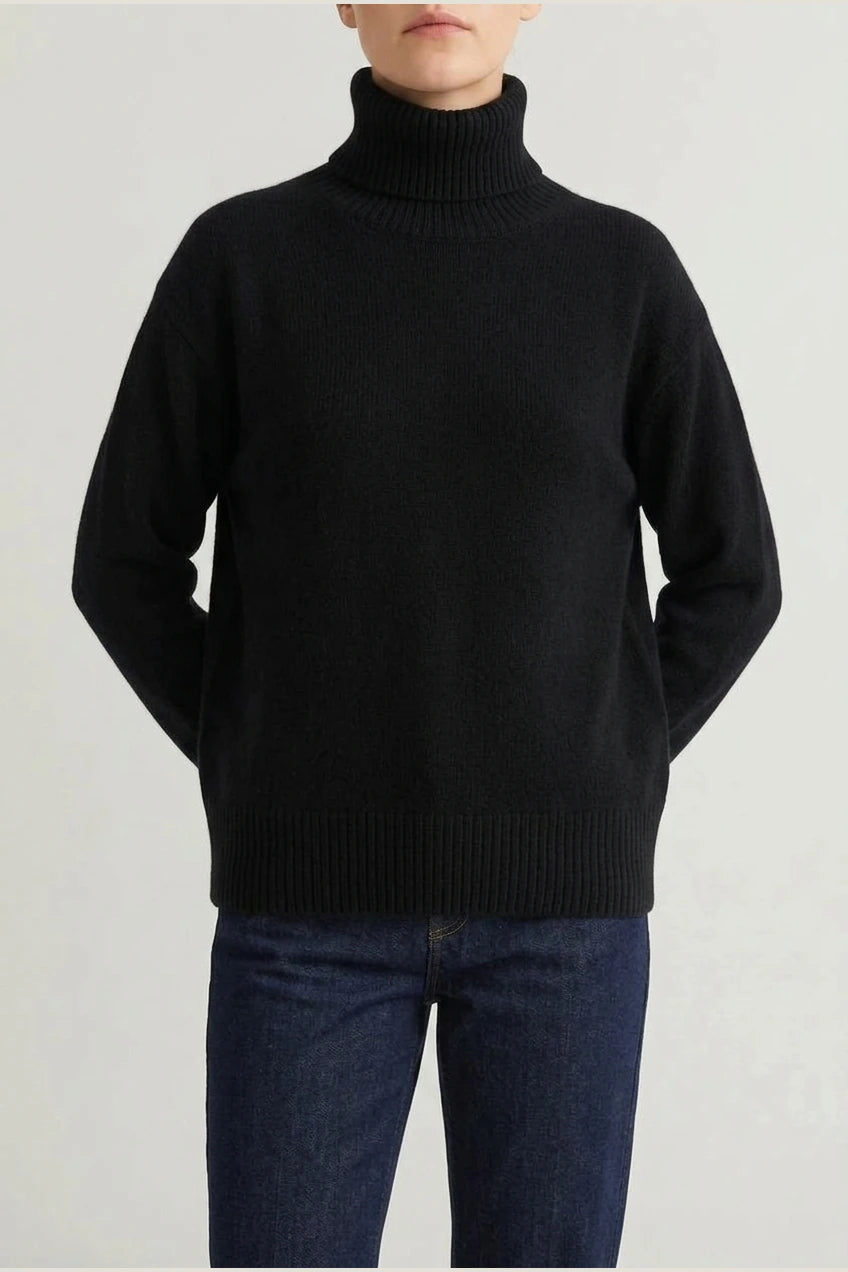 AURORA CASHMERE TURTLENECK SWEATER — variant_front