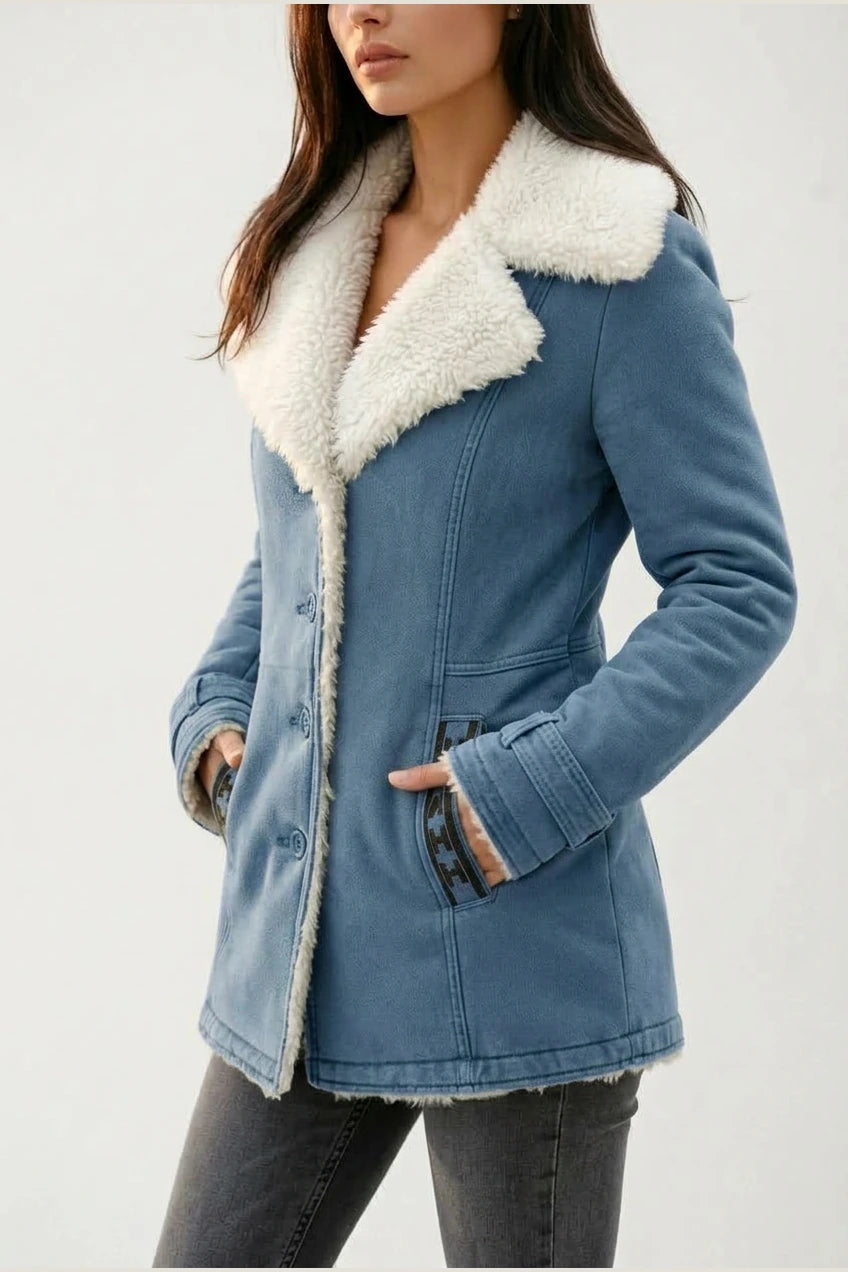 Amara | Wool Blend Winter Coat — variant_front