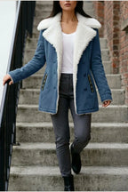 Amara | Wool Blend Winter Coat — variant_front