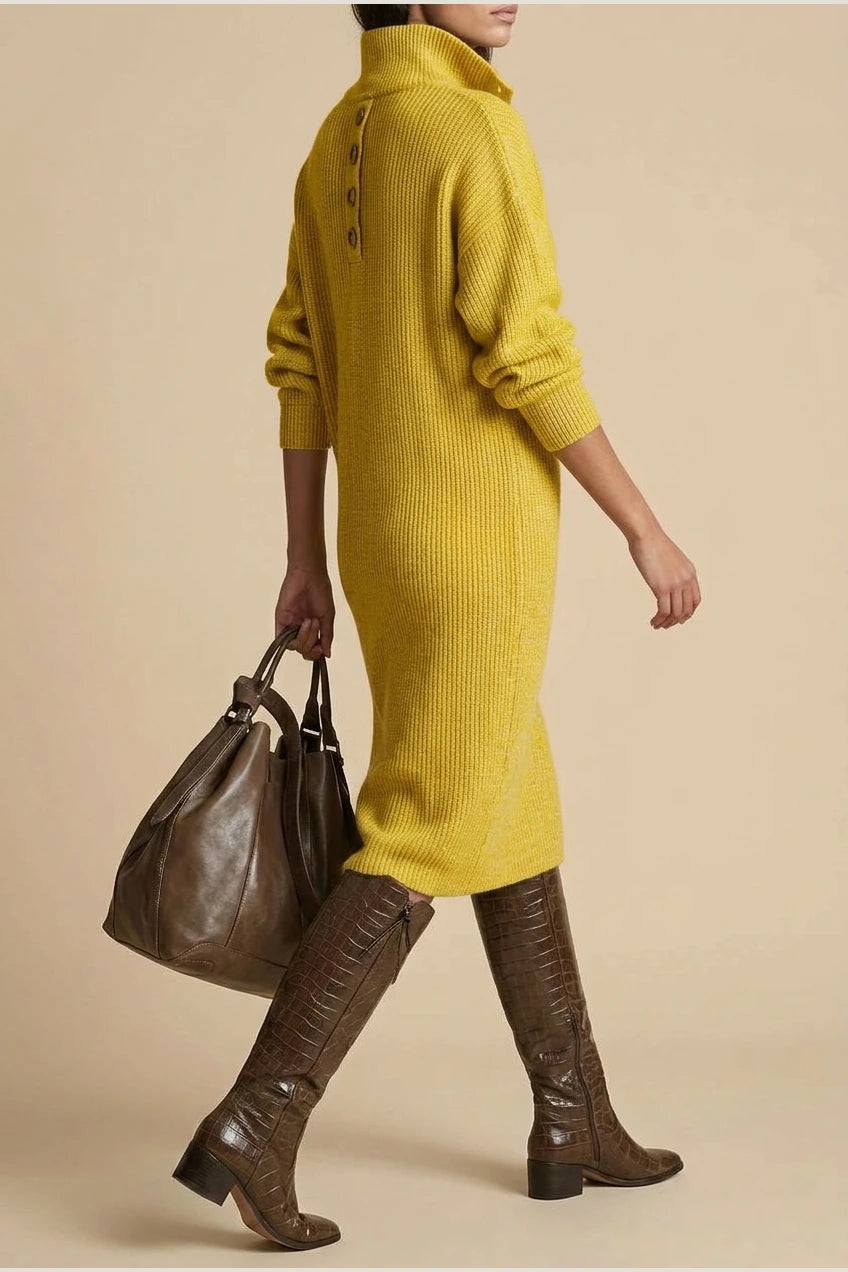 Janice | Elegant Sweater Dress — variant_front