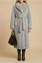 Women's Oversized Faux Fur Long Coat – Willow — variant_front