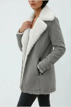 Amara | Wool Blend Winter Coat — variant_front