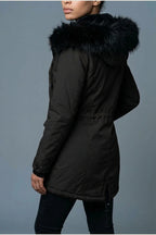 Aria | Women's Thick Faux Fur Hooded Insulated Parka Coat — variant_front