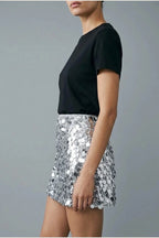 Alice | Dazzling Sparkling Sequin Skirt — variant_front