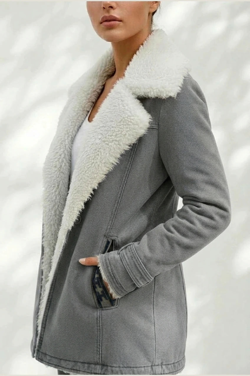 Amara | Wool Blend Winter Coat — variant_front