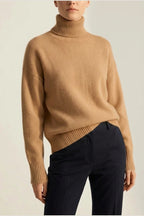 AURORA CASHMERE TURTLENECK SWEATER — variant_front