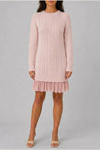 Dress Women - Cable Knit Sweater Dress — variant_front