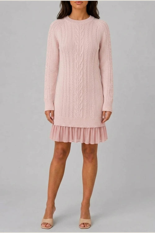 Dress Women - Cable Knit Sweater Dress — variant_front