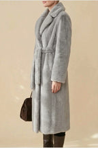 Women's Oversized Faux Fur Long Coat – Willow — variant_front