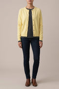 Evelyn | Women's Merino Wool Long Sleeve Knit Jumper Cardigan — variant_front