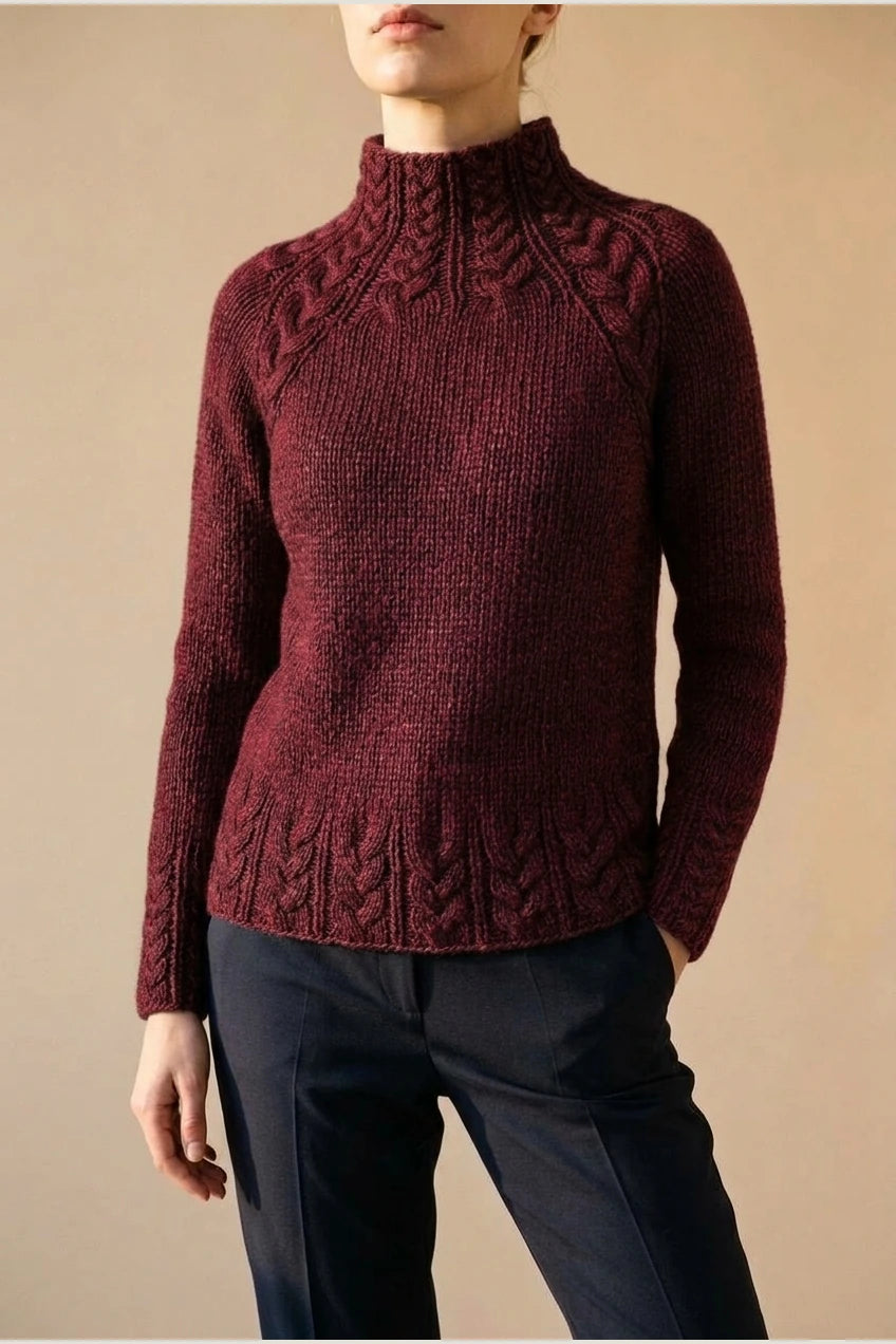 Rossy - Elegant Turtleneck Sweater — variant_front