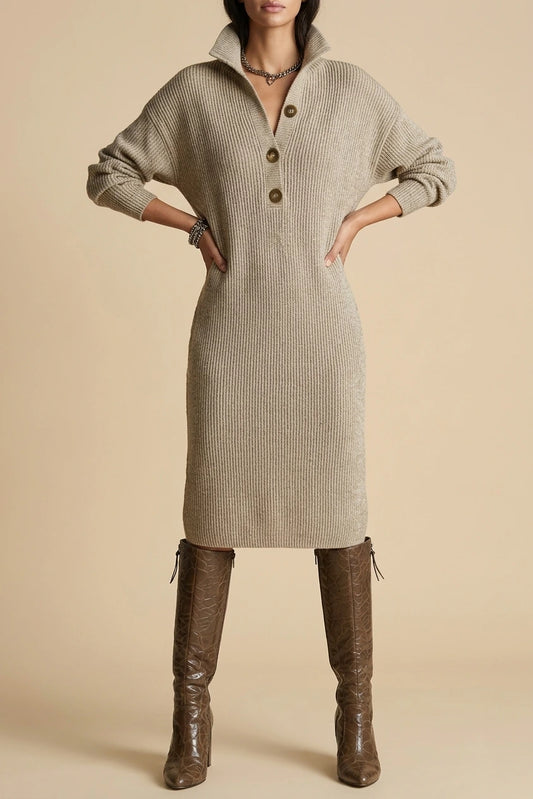 Janice | Elegant Sweater Dress — variant_front