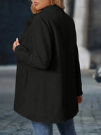 Juliette | Elegant Stand-Collar Button Coat — variant_front