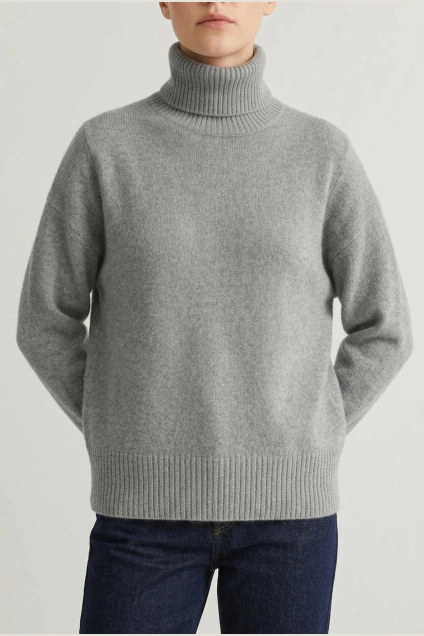 AURORA CASHMERE TURTLENECK SWEATER — variant_front