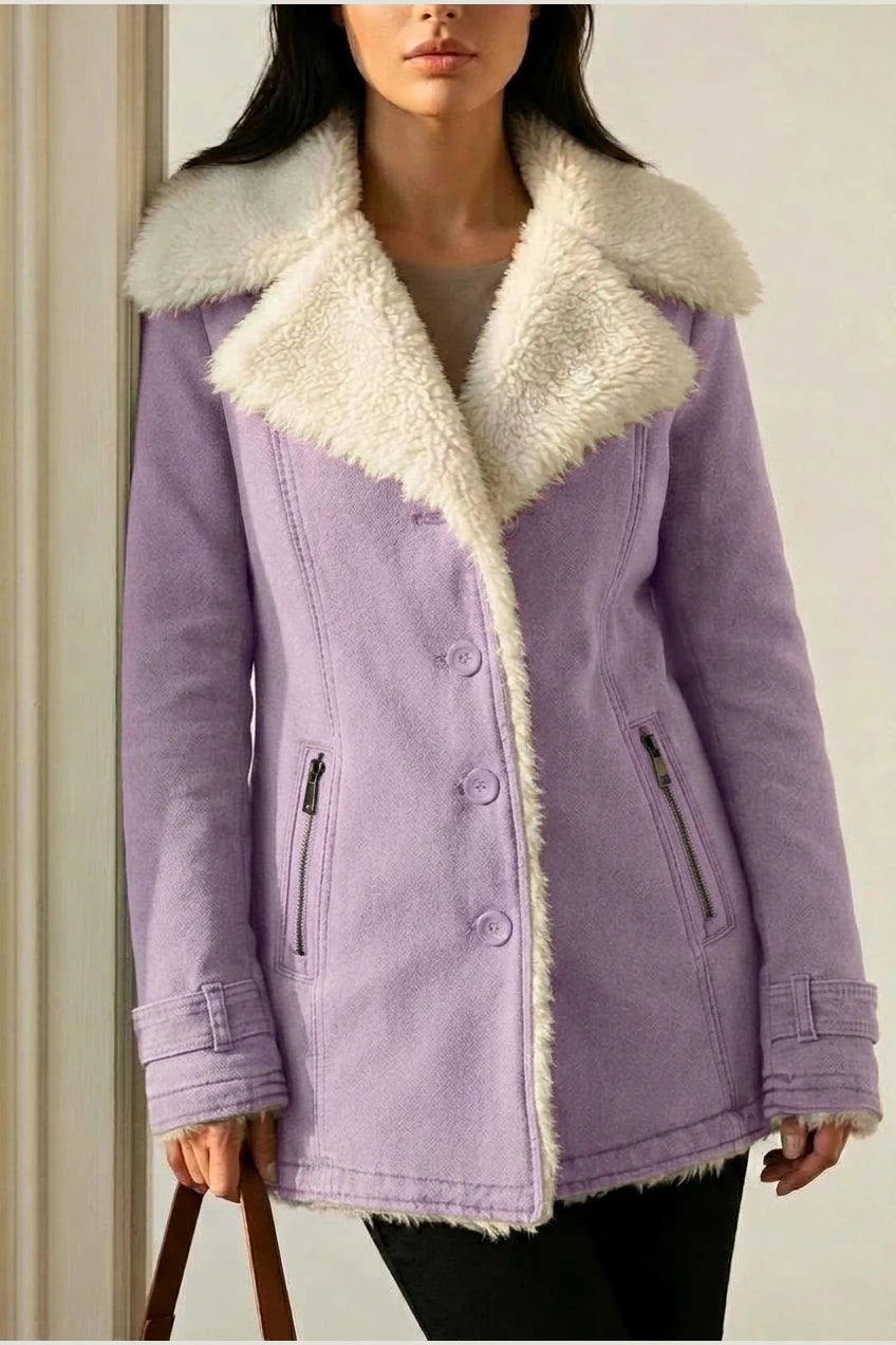 Amara | Wool Blend Winter Coat — variant_front