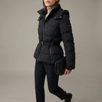 Charlotte | Women's Belted Puffer Jacket — variant_front