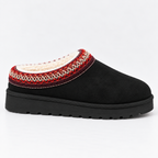 Women’s Suede Clogs | Warm Fur Lined Slip-On Winter Shoes — variant_front