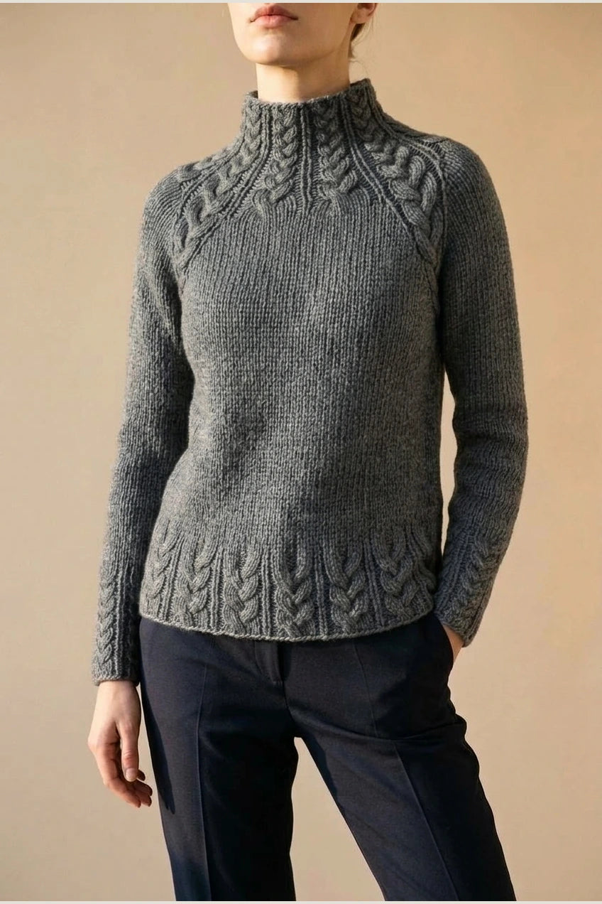 Rossy - Elegant Turtleneck Sweater — variant_front