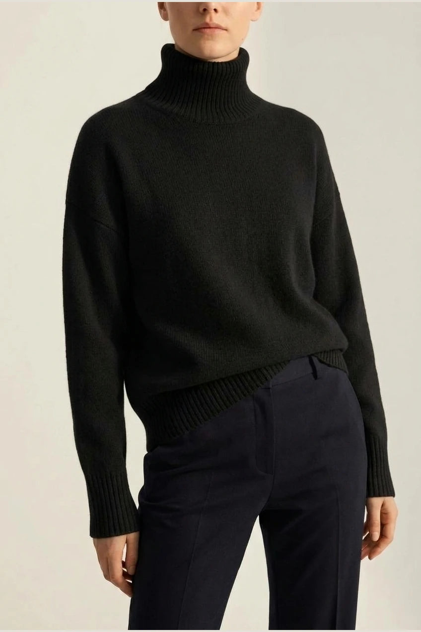 AURORA CASHMERE TURTLENECK SWEATER — variant_front