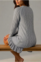 Dress Women - Cable Knit Sweater Dress — variant_front