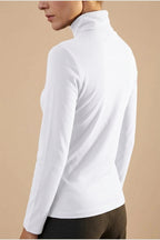 Women's Turtleneck Sweater Roll Neck Long Sleeve Straight Cuffs Plain Casual Layering — variant_front