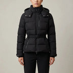 Charlotte | Women's Belted Puffer Jacket — variant_front