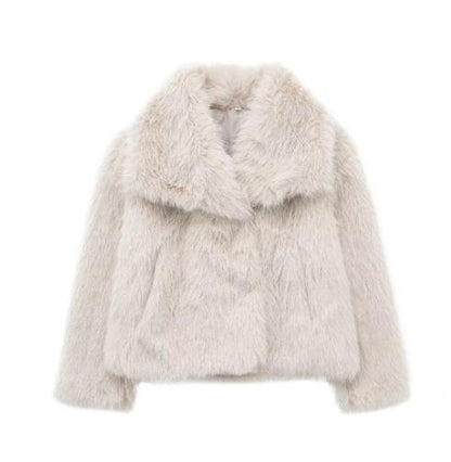 Manteau en peluche Ania