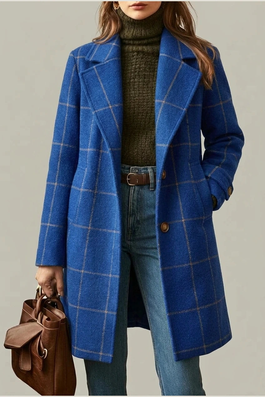 Oxford | Wool Check Coat — variant_front