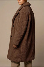 Doris | Women's Oversized Teddy Long Coat — variant_front