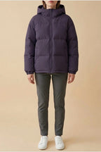 Grace | Women's Hooded Puffer Winter Jacket Zip-Up Padded Coat — variant_front