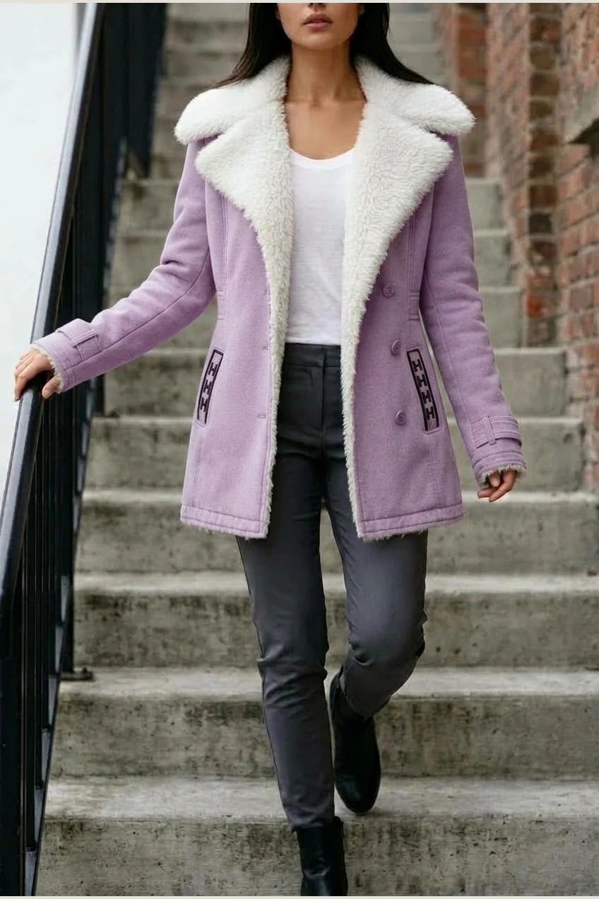Amara | Wool Blend Winter Coat — variant_front