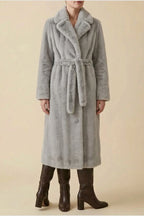 Women's Oversized Faux Fur Long Coat – Willow — variant_front