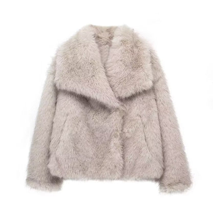 Manteau en peluche Ania