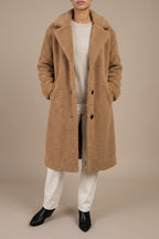 Doris | Women's Oversized Teddy Long Coat — variant_front