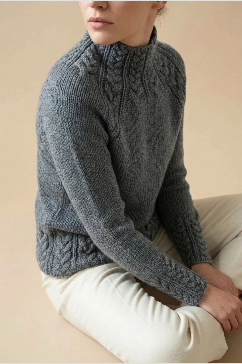 Rossy - Elegant Turtleneck Sweater — variant_front