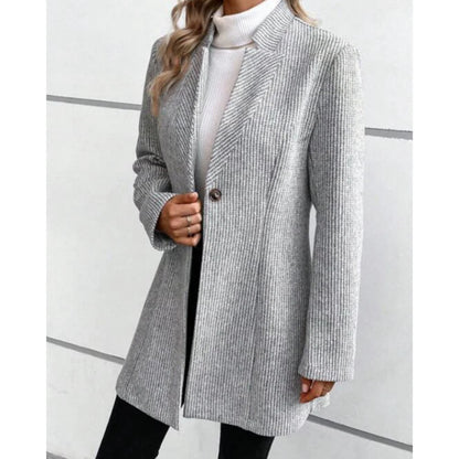 Manteau Mia à couture jacquard