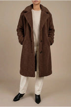Doris | Women's Oversized Teddy Long Coat — variant_front