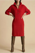 Janice | Elegant Sweater Dress — variant_front